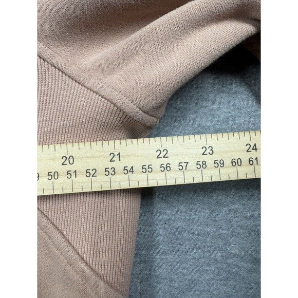 Lululemon SCUBA OVERSIZE 1/2 Zip HOODIE Pink Clay WOMENS size M/L - Picture 7 of 9